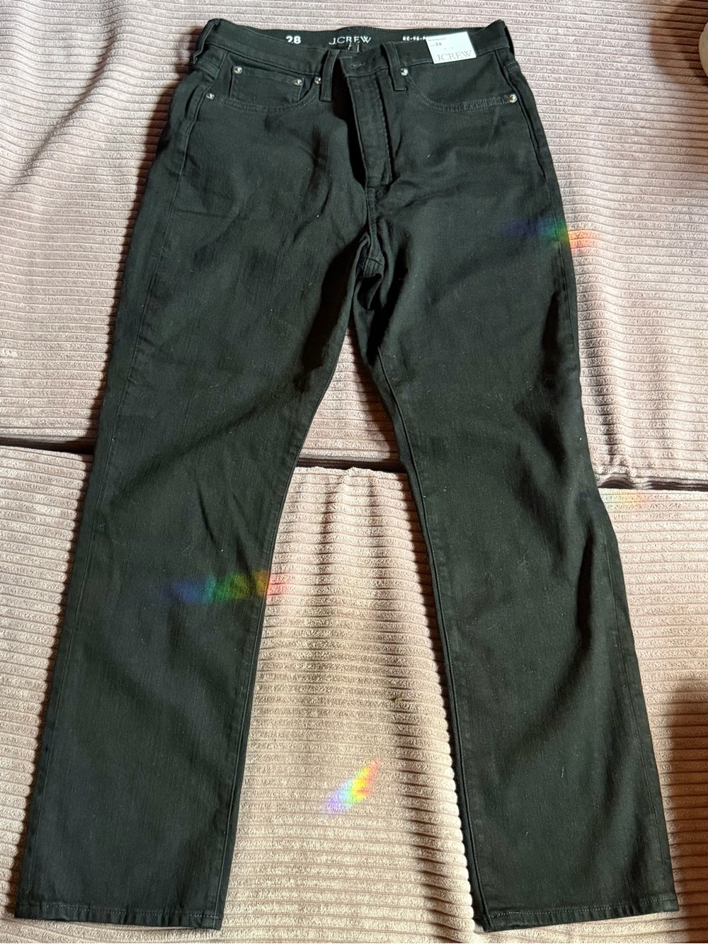J. Crew Black Straight-Leg Women's Jeans